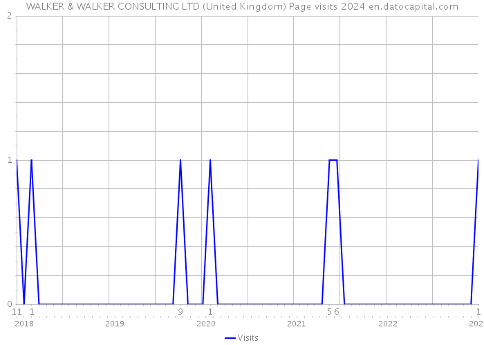 WALKER & WALKER CONSULTING LTD (United Kingdom) Page visits 2024 
