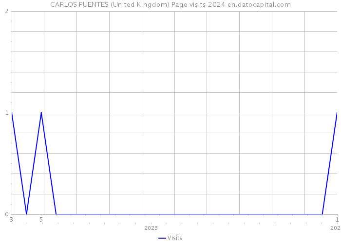 CARLOS PUENTES (United Kingdom) Page visits 2024 