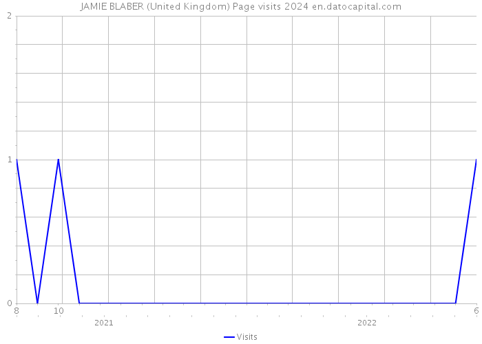 JAMIE BLABER (United Kingdom) Page visits 2024 
