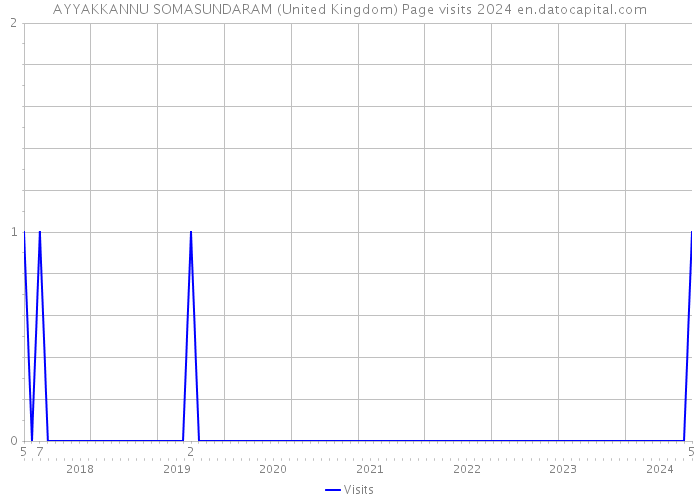AYYAKKANNU SOMASUNDARAM (United Kingdom) Page visits 2024 