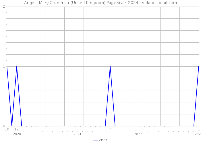Angela Mary Crummett (United Kingdom) Page visits 2024 