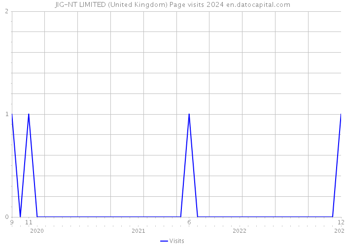 JIG-NT LIMITED (United Kingdom) Page visits 2024 