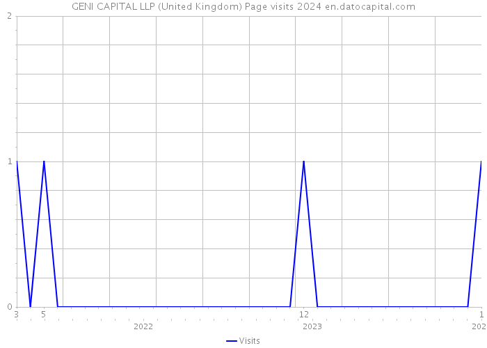GENI CAPITAL LLP (United Kingdom) Page visits 2024 