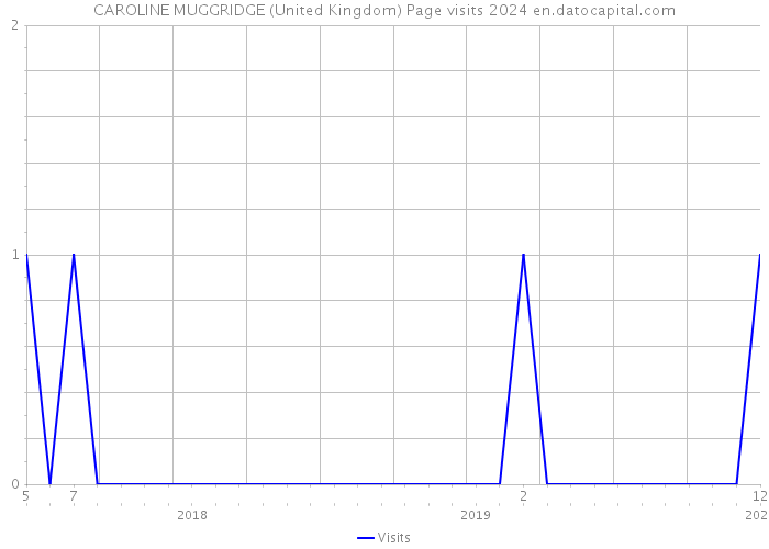 CAROLINE MUGGRIDGE (United Kingdom) Page visits 2024 