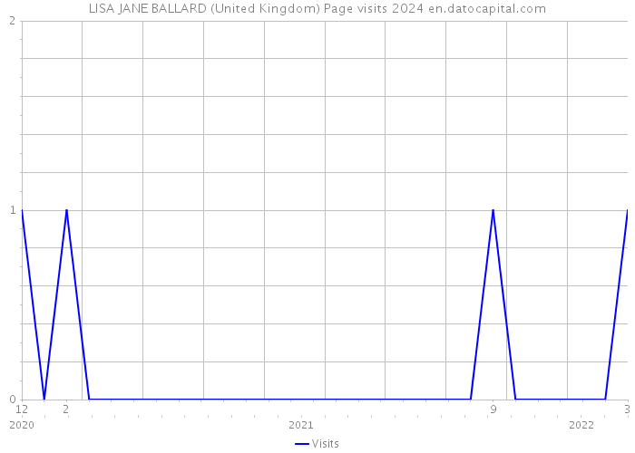 LISA JANE BALLARD (United Kingdom) Page visits 2024 