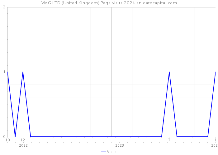 VMG LTD (United Kingdom) Page visits 2024 