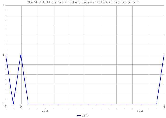 OLA SHOKUNBI (United Kingdom) Page visits 2024 
