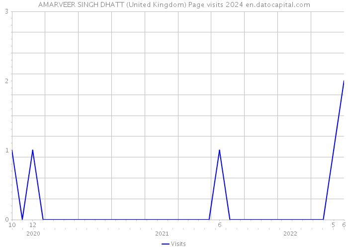 AMARVEER SINGH DHATT (United Kingdom) Page visits 2024 