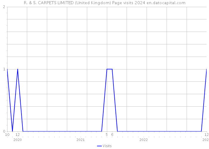 R. & S. CARPETS LIMITED (United Kingdom) Page visits 2024 