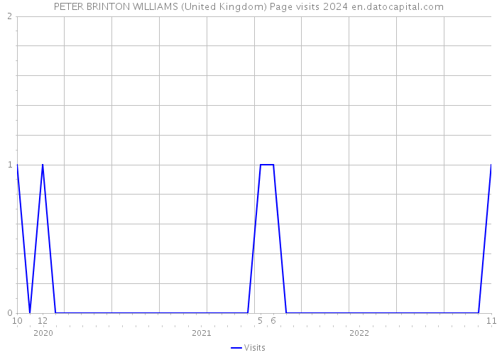 PETER BRINTON WILLIAMS (United Kingdom) Page visits 2024 