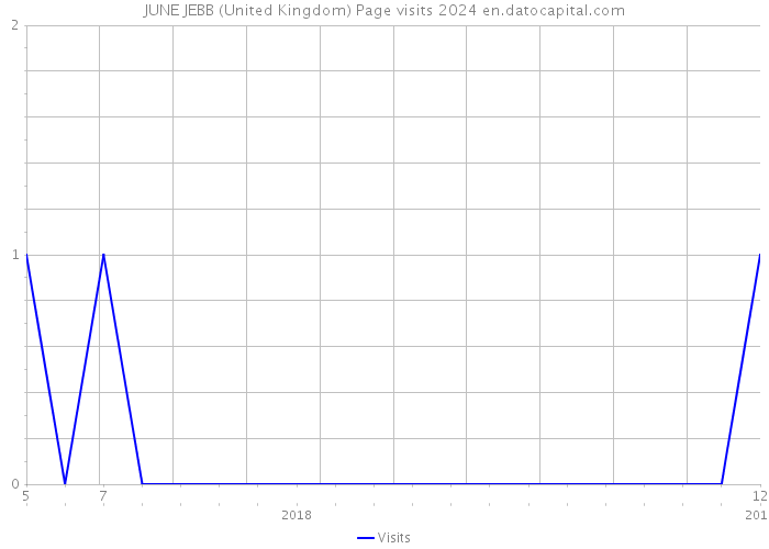 JUNE JEBB (United Kingdom) Page visits 2024 
