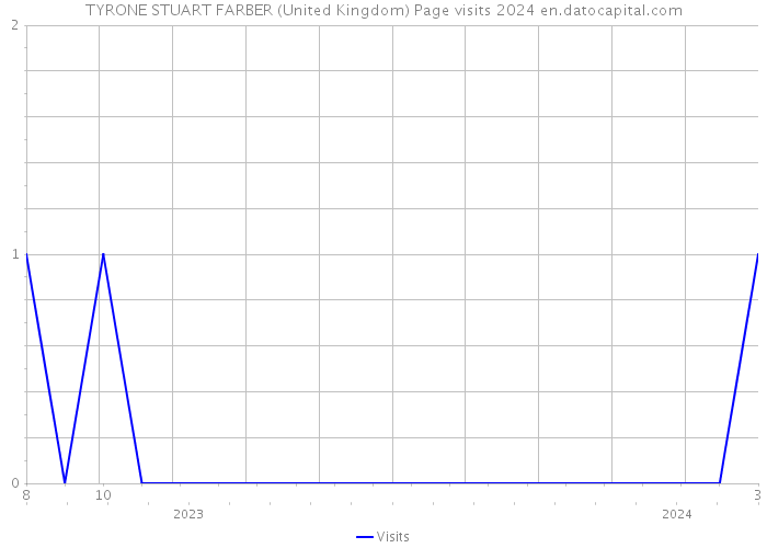 TYRONE STUART FARBER (United Kingdom) Page visits 2024 
