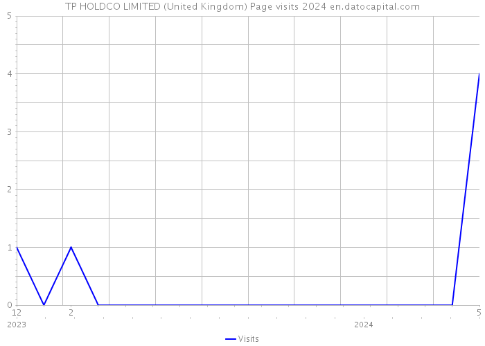 TP HOLDCO LIMITED (United Kingdom) Page visits 2024 