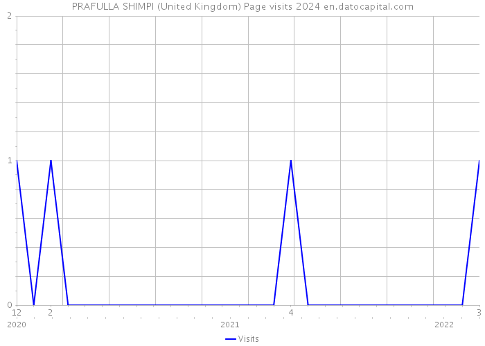 PRAFULLA SHIMPI (United Kingdom) Page visits 2024 