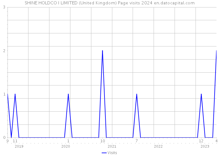 SHINE HOLDCO I LIMITED (United Kingdom) Page visits 2024 