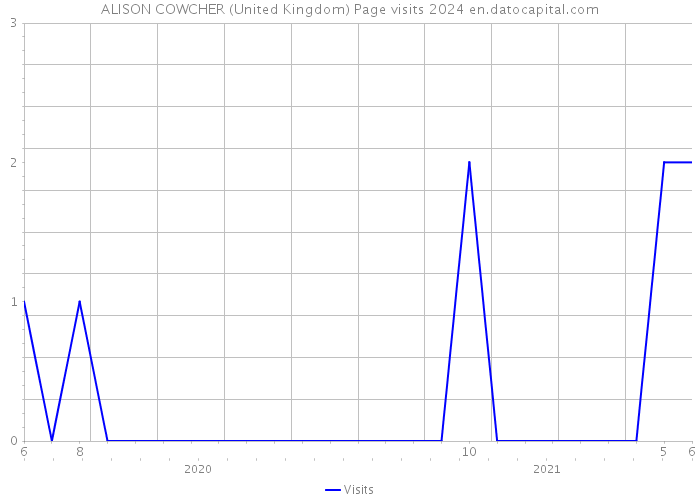 ALISON COWCHER (United Kingdom) Page visits 2024 