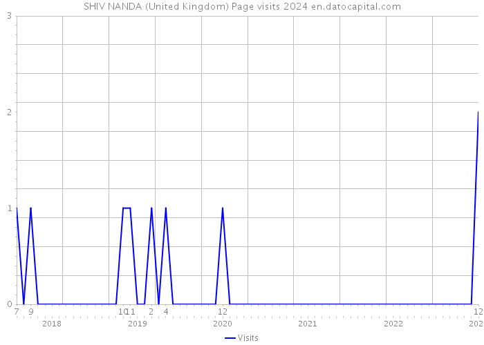 SHIV NANDA (United Kingdom) Page visits 2024 