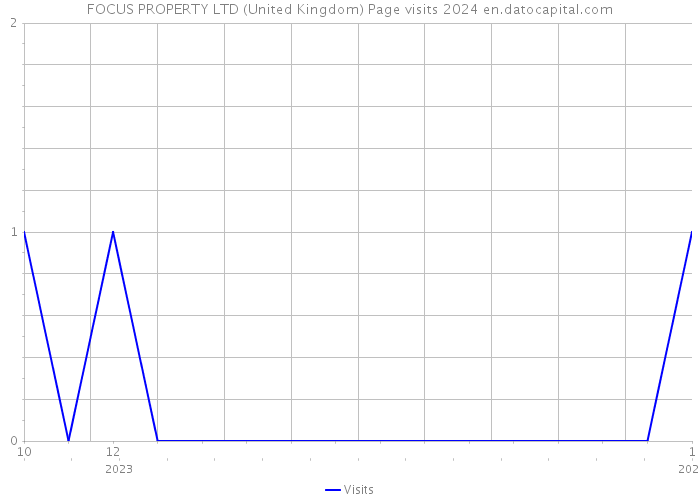 FOCUS PROPERTY LTD (United Kingdom) Page visits 2024 