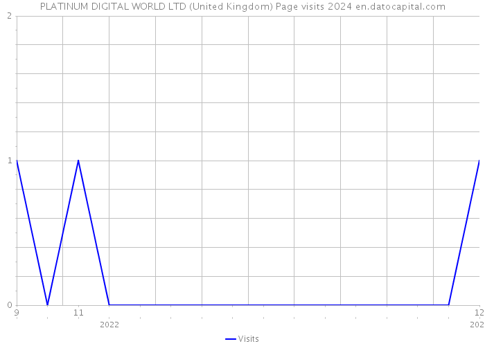 PLATINUM DIGITAL WORLD LTD (United Kingdom) Page visits 2024 