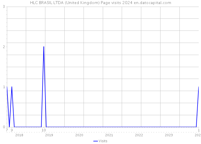 HLC BRASIL LTDA (United Kingdom) Page visits 2024 