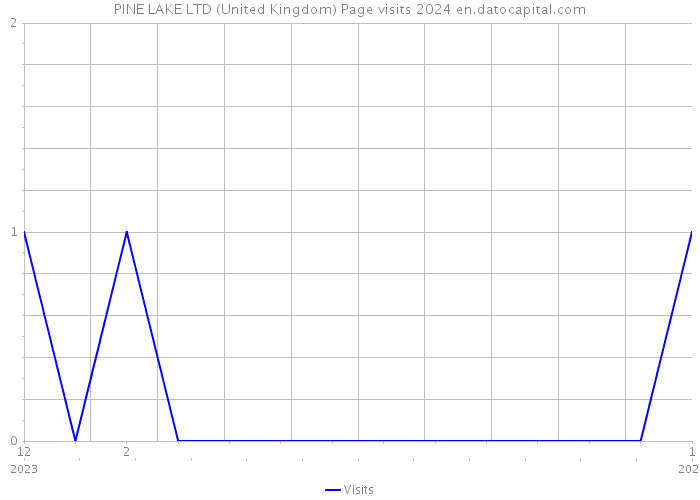 PINE LAKE LTD (United Kingdom) Page visits 2024 