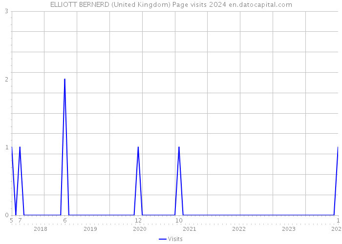 ELLIOTT BERNERD (United Kingdom) Page visits 2024 