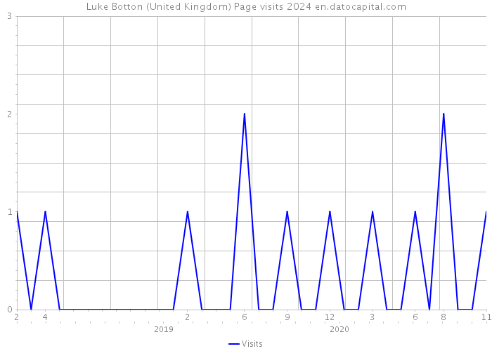 Luke Botton (United Kingdom) Page visits 2024 