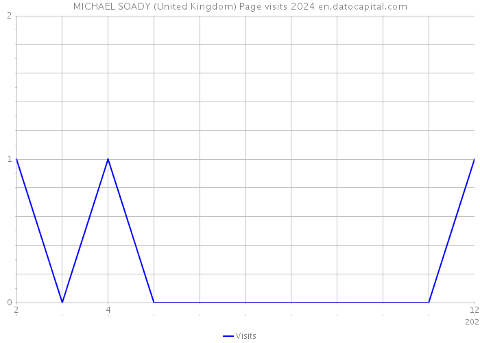 MICHAEL SOADY (United Kingdom) Page visits 2024 