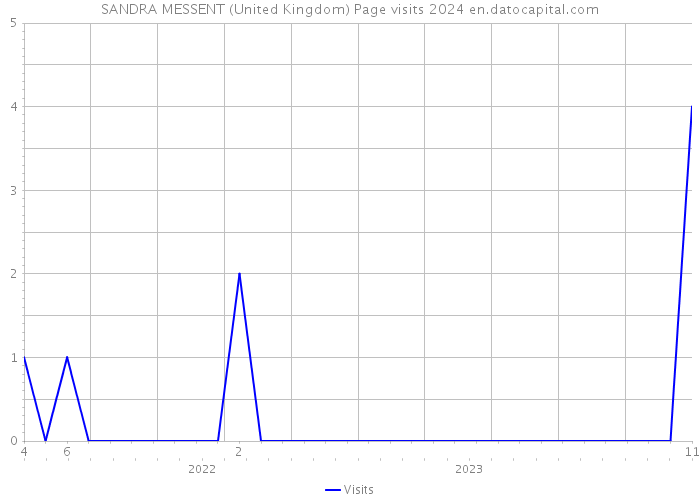 SANDRA MESSENT (United Kingdom) Page visits 2024 