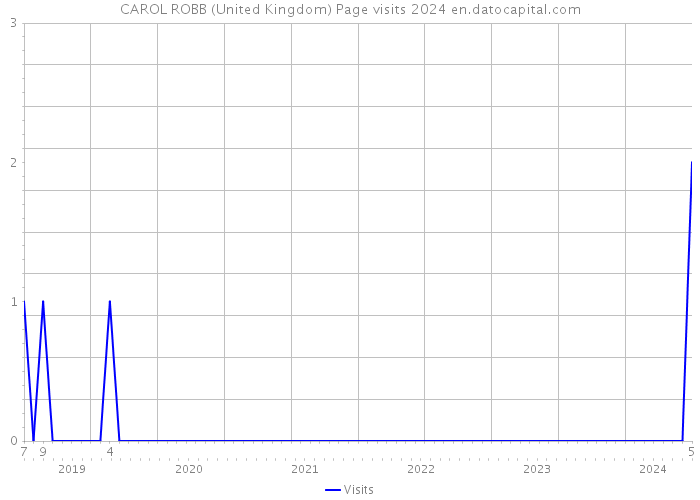 CAROL ROBB (United Kingdom) Page visits 2024 