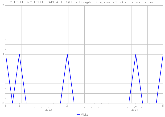 MITCHELL & MITCHELL CAPITAL LTD (United Kingdom) Page visits 2024 