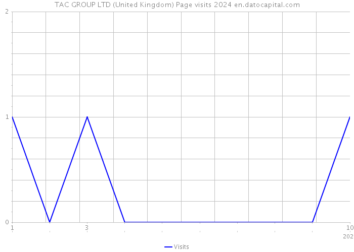 TAC GROUP LTD (United Kingdom) Page visits 2024 
