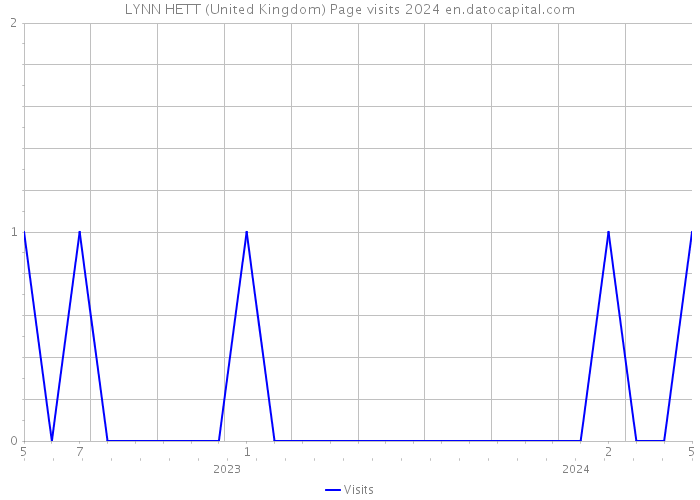 LYNN HETT (United Kingdom) Page visits 2024 