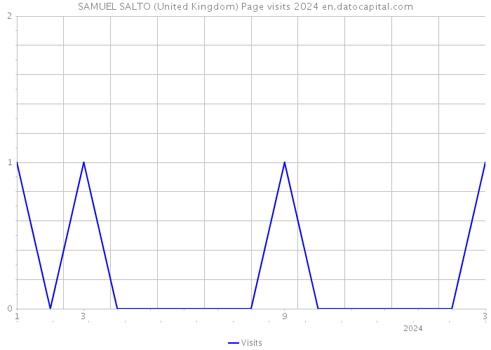 SAMUEL SALTO (United Kingdom) Page visits 2024 