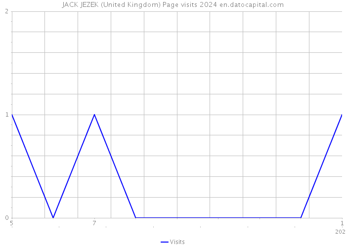 JACK JEZEK (United Kingdom) Page visits 2024 