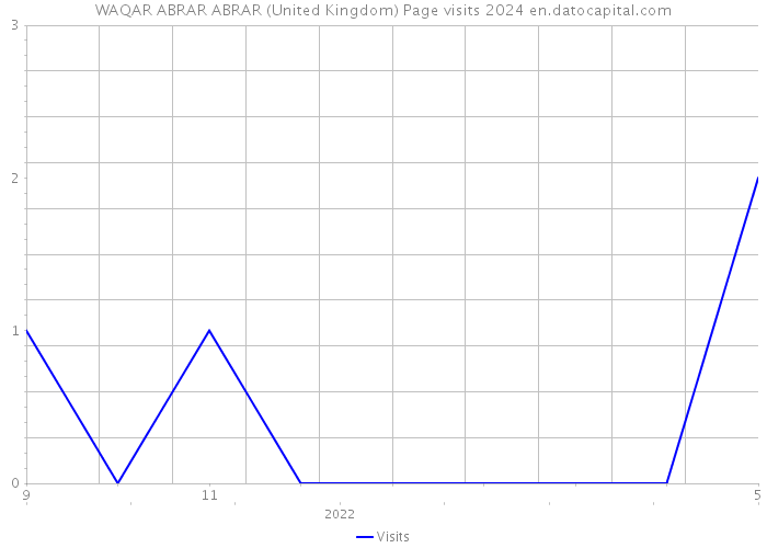 WAQAR ABRAR ABRAR (United Kingdom) Page visits 2024 