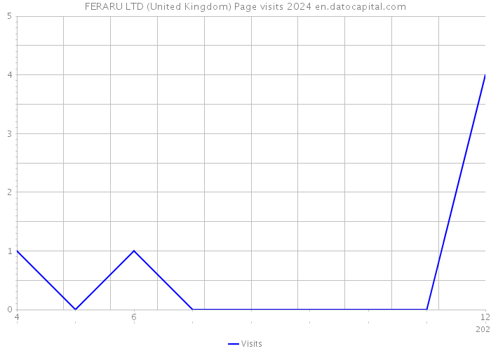FERARU LTD (United Kingdom) Page visits 2024 