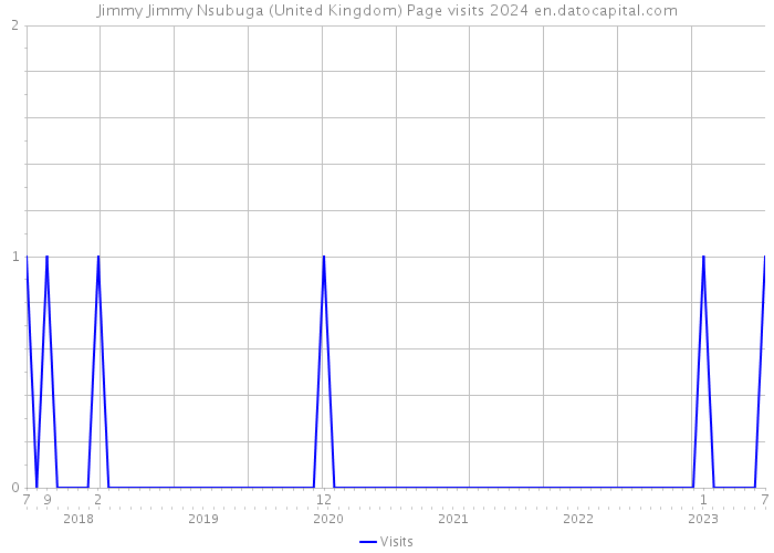 Jimmy Jimmy Nsubuga (United Kingdom) Page visits 2024 