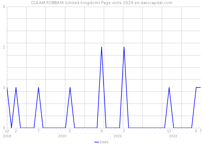GULAM ROBBANI (United Kingdom) Page visits 2024 