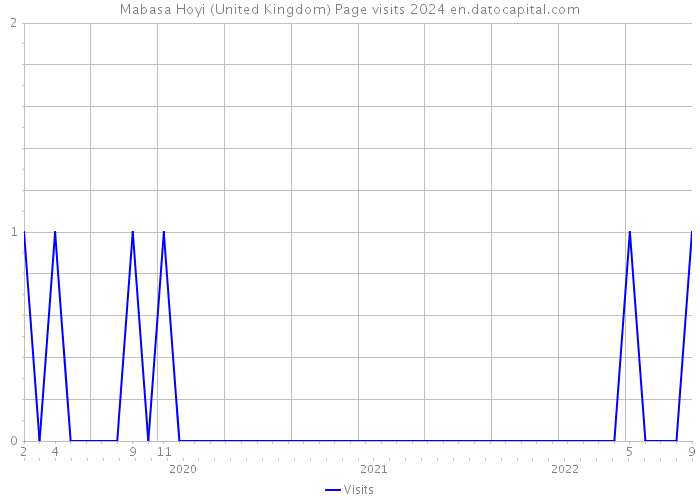 Mabasa Hoyi (United Kingdom) Page visits 2024 