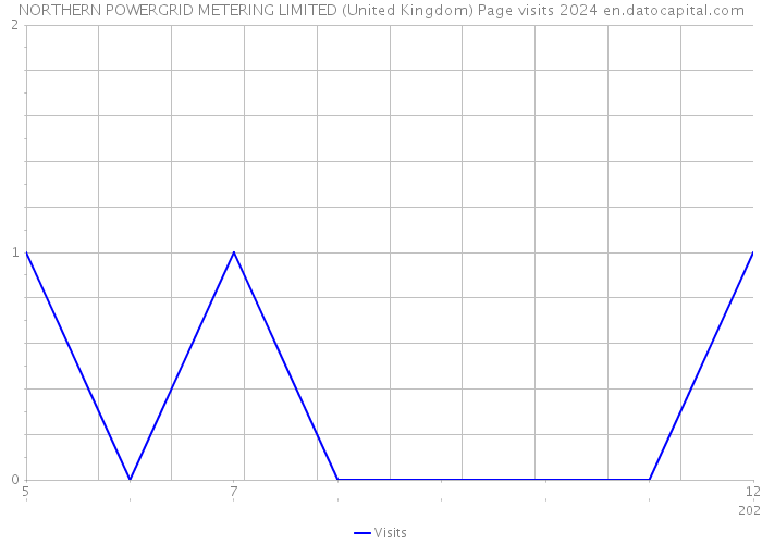 NORTHERN POWERGRID METERING LIMITED (United Kingdom) Page visits 2024 