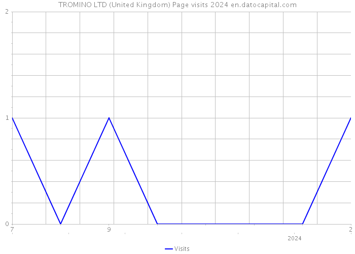TROMINO LTD (United Kingdom) Page visits 2024 