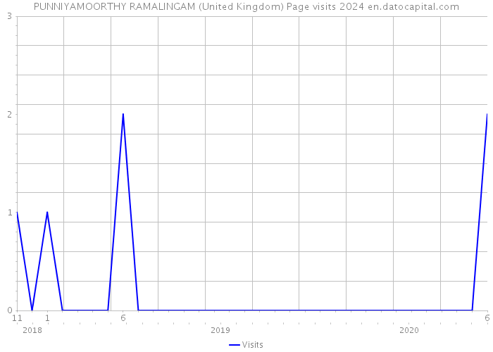 PUNNIYAMOORTHY RAMALINGAM (United Kingdom) Page visits 2024 