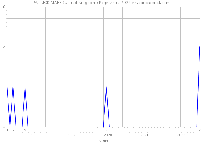 PATRICK MAES (United Kingdom) Page visits 2024 