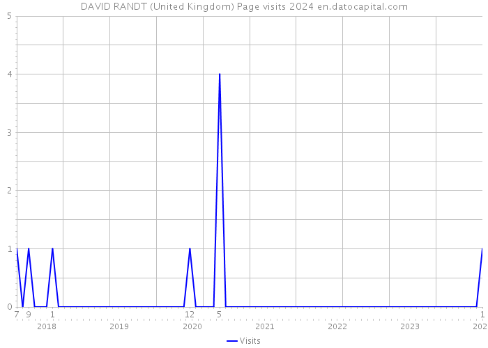 DAVID RANDT (United Kingdom) Page visits 2024 