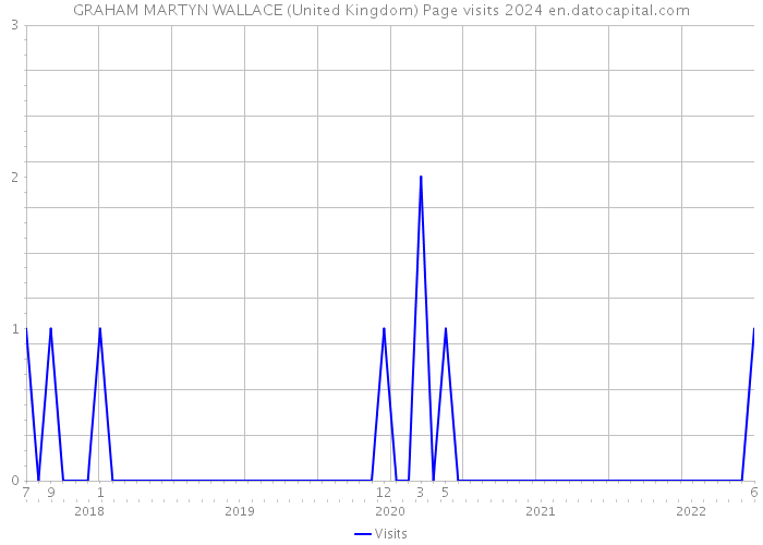 GRAHAM MARTYN WALLACE (United Kingdom) Page visits 2024 