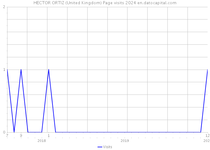 HECTOR ORTIZ (United Kingdom) Page visits 2024 