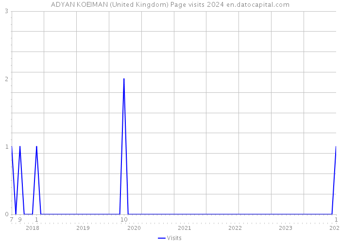 ADYAN KOEIMAN (United Kingdom) Page visits 2024 