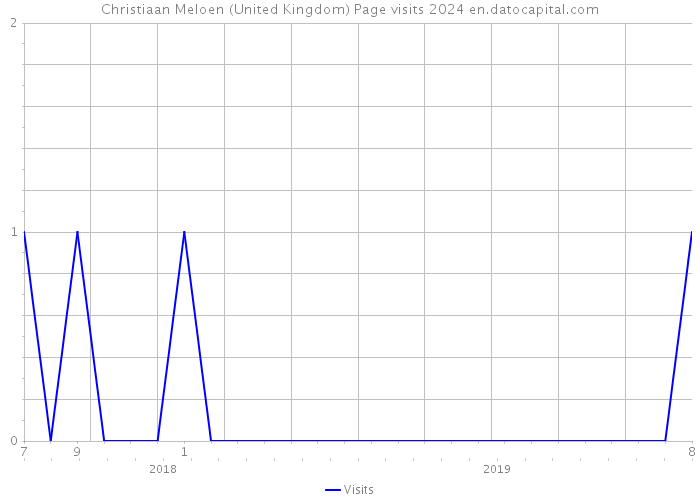 Christiaan Meloen (United Kingdom) Page visits 2024 