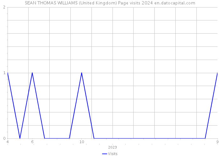 SEAN THOMAS WILLIAMS (United Kingdom) Page visits 2024 
